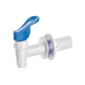 Torneira Herc 1358 Para Filtro Automática Com Acionamento Superior Branco/Azul 3/8'