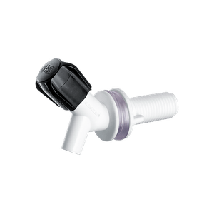 Torneira Herc 1155 Para Filtro Plástica Branco/Preto 3/8'
