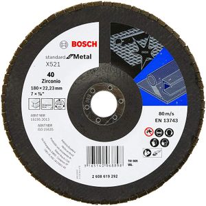 Disco Bosch Standard for Metal Flap 180 x 22,23 mm Gr 40