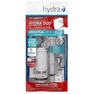 Kit Hydra Universal Duplo Acionamento Superior Cromado