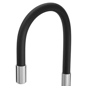 Torneira Hydra Hydramotion 1168 Parede Bica Flexível P/ Cozinha 1/4 de Volta Preto