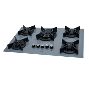Cooktop Fischer 26298-82005 TC Infinity Gás 5 Bocas Cinza Eiger Bivolt