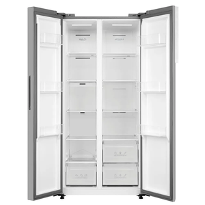 Refrigerador Midea MDRS598FGA042 Frost Free Side by Side 442 L Inox 220 V