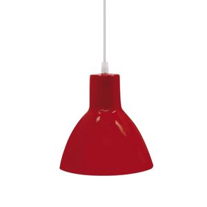 Luminária Taschibra TD 622 Design E27 Vermelha