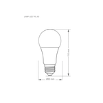 Lâmpada Taschibra TKL 35 Led E27 4,9 W 6500K