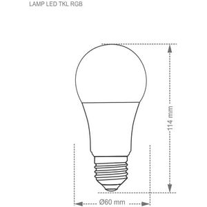 Lâmpada Taschibra TKL RGB Led E27 9 W