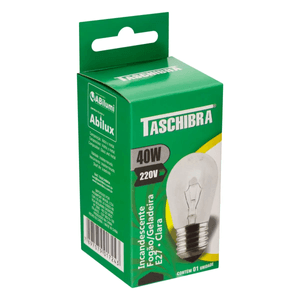 Lâmpada Taschibra Incandescente P/ Fogão/Refrigerador 40 W