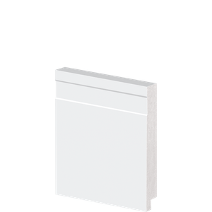 Rodapé Arquitech 51010 2,4 M Poliestireno 10 Cm Branco