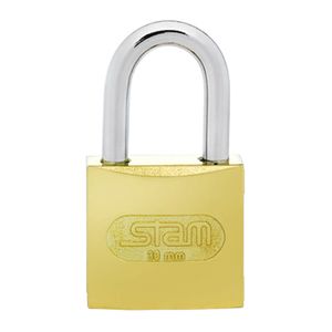 Cadeado Stam E-Coat Zamac Latonado 30 mm