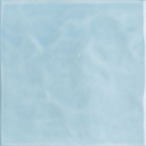 Azulejo Eliane Azul Céu Onda Brilhante Classe A 20 x 20 Cm 1,48 m²