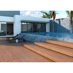 Porcelanato Eliane Bali Deck Greige Área Externa Classe A 60 x 60 Cm 1,44 m²