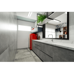 Porcelanato Eliane Mont Blanc Acetinado Classe C - Retificado 60 x 120 Cm 1,44 m²
