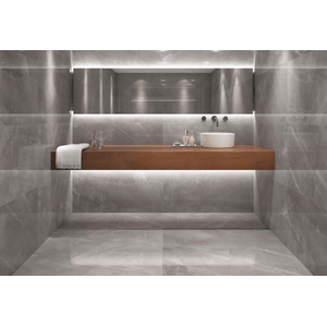 Porcelanato Eliane Pulpis Gray Polido Classe A - Retificado 60 x 120 Cm 1,44 m²