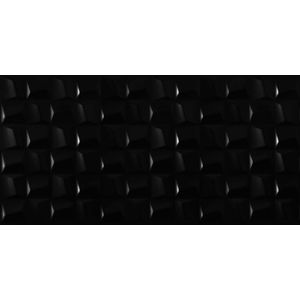 Azulejo Eliane Cubic Black Acetinado Classe A - Retificado 45 x 90 Cm 1,62 m²