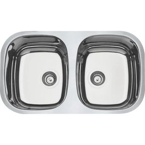 Cuba Tramontina 94030/203 Prime Dupla Com 2 Válvulas Cozinha Aço Inox Alto Brilho 72 x 40 Cm