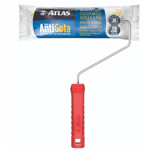 Rolo Atlas 321/15 Anti-Gota Para Pintura 15 Cm