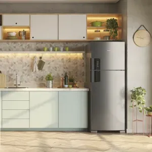 Refrigerador Consul CRM56FKBNA Frost Free Duplex 451 L Inox 220 V