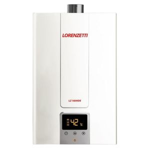 Aquecedor Lorenzetti LZ 1600DE GLP 15 L Branco