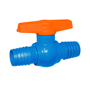 Registro Viqua Esfera União Dentada 3/4' Azul PVC