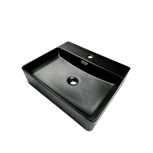 Cuba Firenze Apoio Retangular ARX-0202 Preta Matte 50 x 42 Cm
