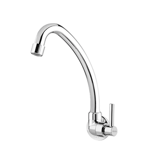Torneira Viqua Lagune 1150401 Parede Bica Móvel Para Cozinha Com Arejador 1/4 de Volta Cromada
