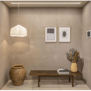 Porcelanato Eliane Gobi Greige Acetinado Classe A - Retificado 84 x 84 Cm 1,41 m²