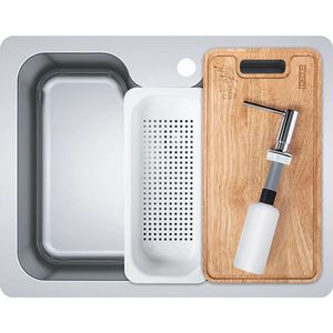 Cuba Franke Bell BCX 110-55 C/ Acessórios 16098 Cozinha Aço Inox 54,5 x 41,5 Cm