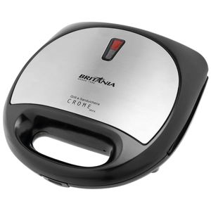 Sanduicheira e Grill Britânia Crome 750 W 220 V Inox