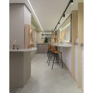 Porcelanato Eliane Dolmen Cinza Acetinado Classe A - Retificado 120 x 120 Cm 1,44 m²