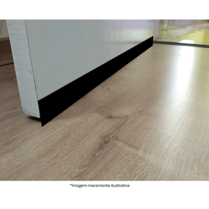 Vedaporta Tecnoperfil Flexível 1 M Preto