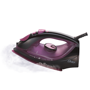 Ferro de Passar Oster A Vapor Base Cerâmica 1600 W 220 V Preto/Roxo