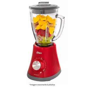 Liquidificador Oster Super Chefe 8 Velocidades 750 W 220 V 1,5 L Vermelho