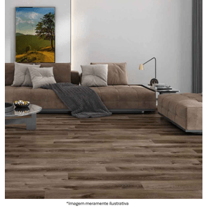 Piso Vinil Forte Amendoim Bravo Vinílico Classe A 19,2 x 123 Cm 4,72 m²