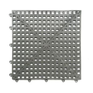 Piso Modular Kapazi Acqua Kap 30 x 30 Cm Cinza 6 Peças