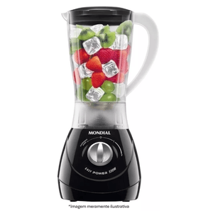 Liquidificador Mondial L-550-B 2 Velocidades 550 W 220 V 1,5 L Preto