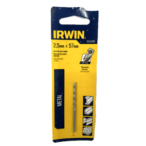 Broca Irwin Helicoidal Para Metal de Aço Rápido 2,5 mm