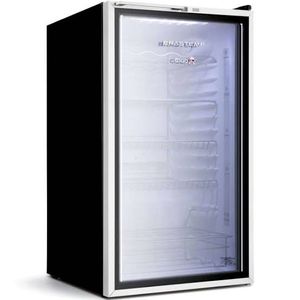 Frigobar Brastemp BZA12AFBNA Porta de vidro 120 L Preto/Cinza 220 V