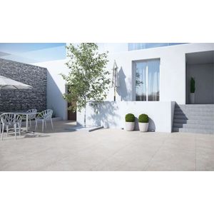 Porcelanato Elizabeth Petrus Bianco Área Externa Classe A - Retificado 84 x 84 Cm 2,12 m²