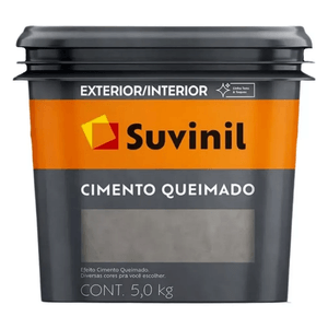 Cimento Queimado Suvinil Fosco Túnel de Concreto 5 Kg