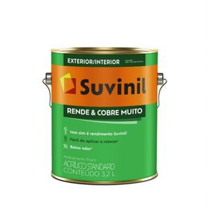 Tinta Suvinil Rende & Cobre Muito Fosco Base A2 3,2 L