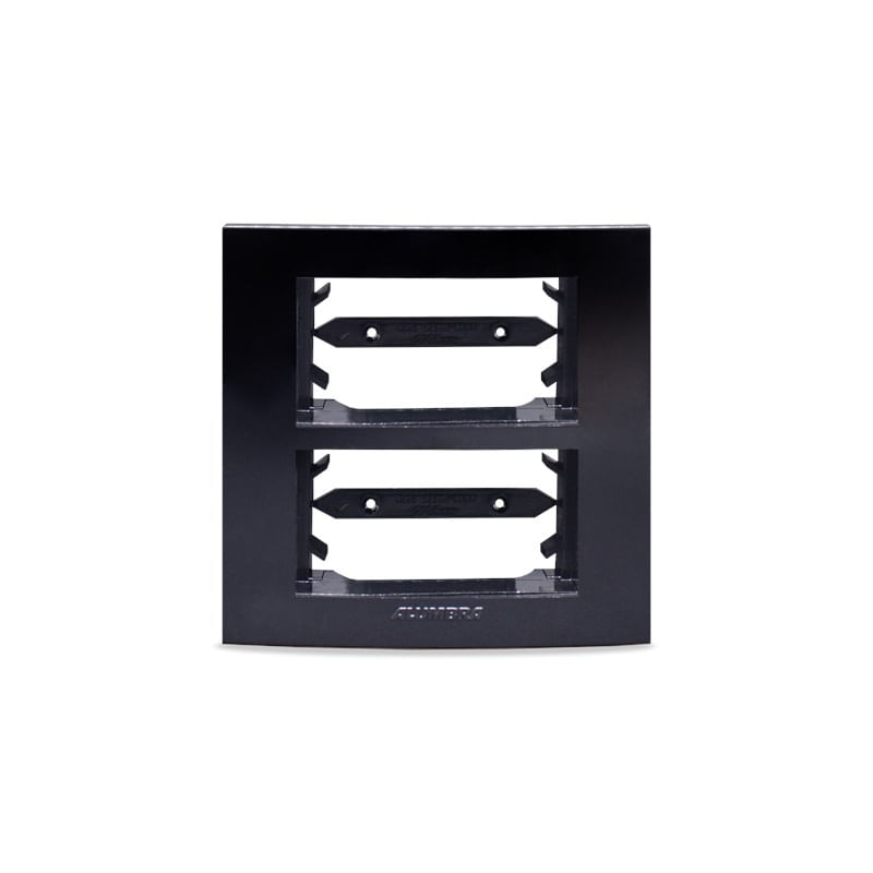 Placa Alumbra 85773 Inovapro Class 2 Módulos Separados P/ Móveis Grafite