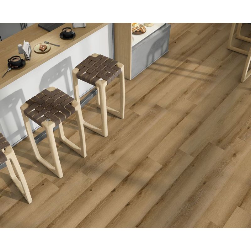 Piso Vinil Forte Angelim Relevo Vinílico Classe A 19,2 x 123 Cm 2 mm/0,2 mm 4,72 m²