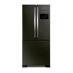 Refrigerador Brastemp BRO85AEBNA Frost Free French Door 554 L Black Inox 220 V