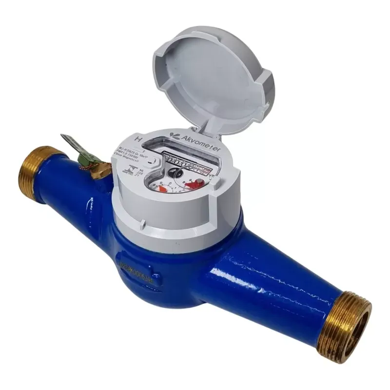 Hidrômetro Akvometer Multijato Q3 Com Conexões 1' 6,3 M³/h