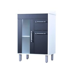 Balcão Mazzu Toscana P/ Banheiro Branco/Trama 60 Cm