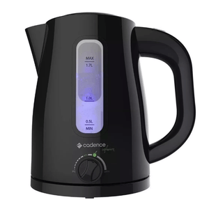 Chaleira Elétrica Cadence Infusion 1850 W 220 V 1,7 L Preta