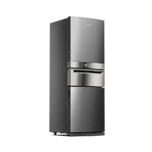 Refrigerador Brastemp BRY59CKBNA Frost Free Inverse 3 419 L Inox 220 V