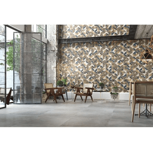 Porcelanato Eliane Brera Cimento Acetinado Classe A - Retificado 90 x 90 Cm 1,62 m²