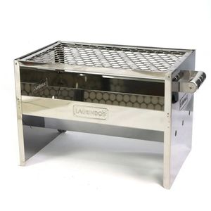 Churrasqueira Laurindo's L490 Portátil Aço Inox
