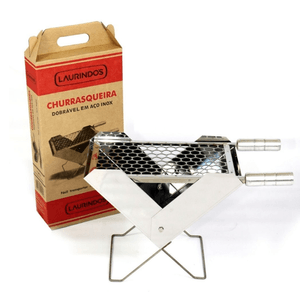 Churrasqueira Laurindo's L490 Dobrável Aço Inox